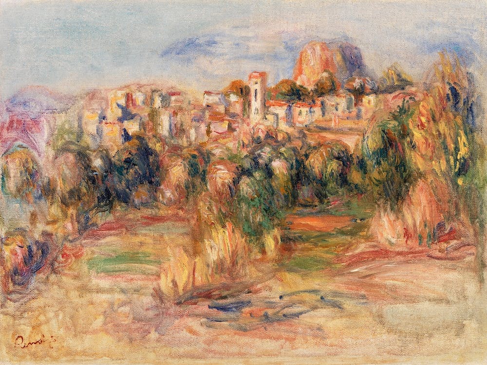Landscape, La Gaude, Pierre Auguste Renoir