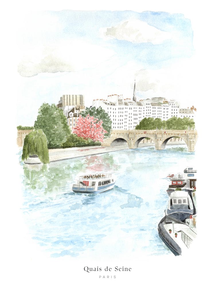 Paris Seine River France