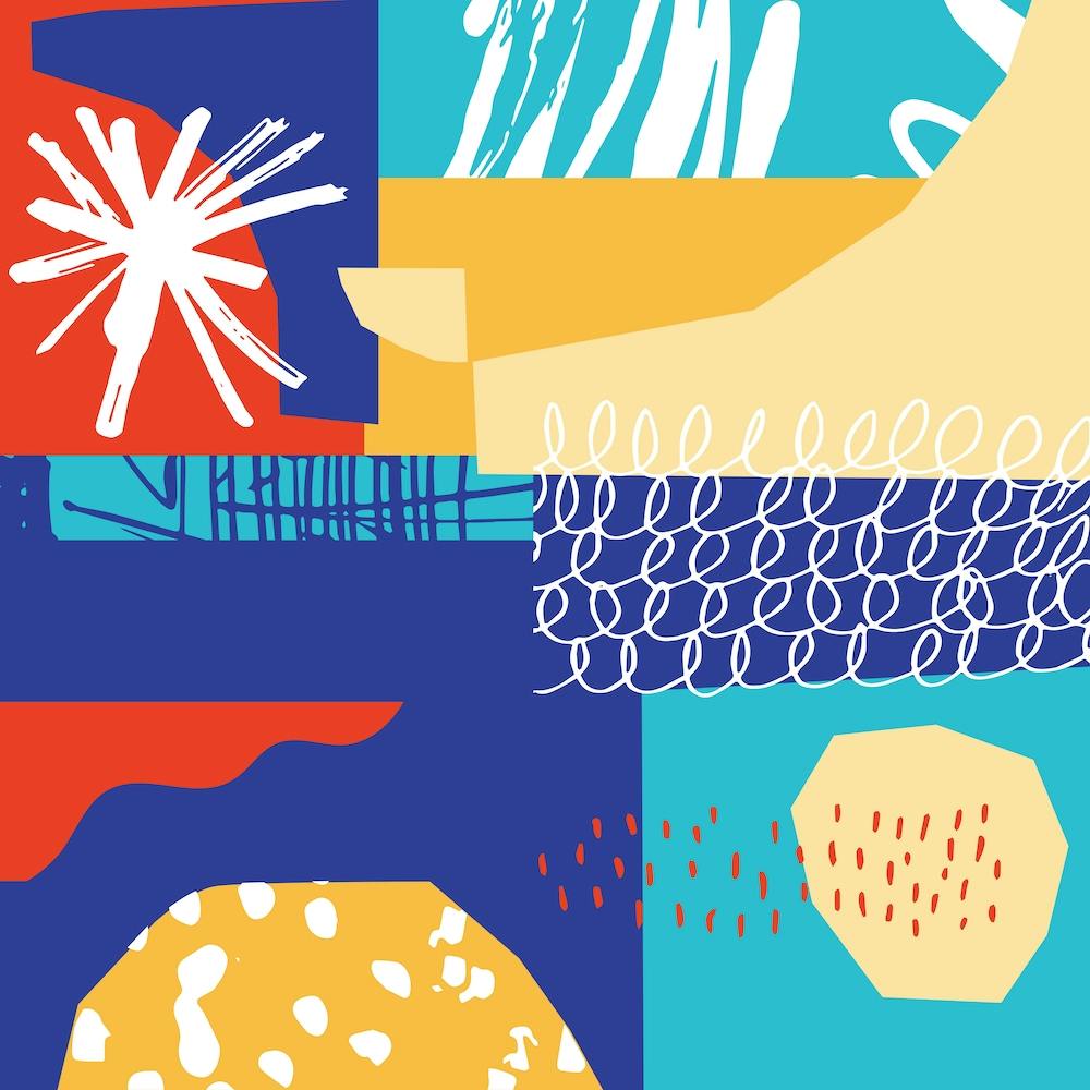 Colourful Shape Study 1