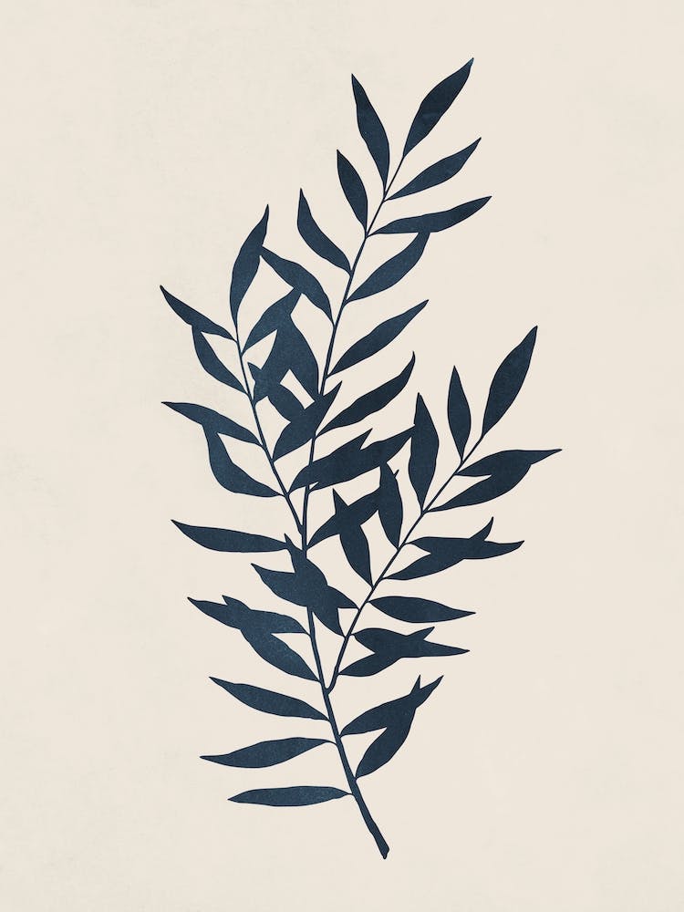 Botanische Silhouette