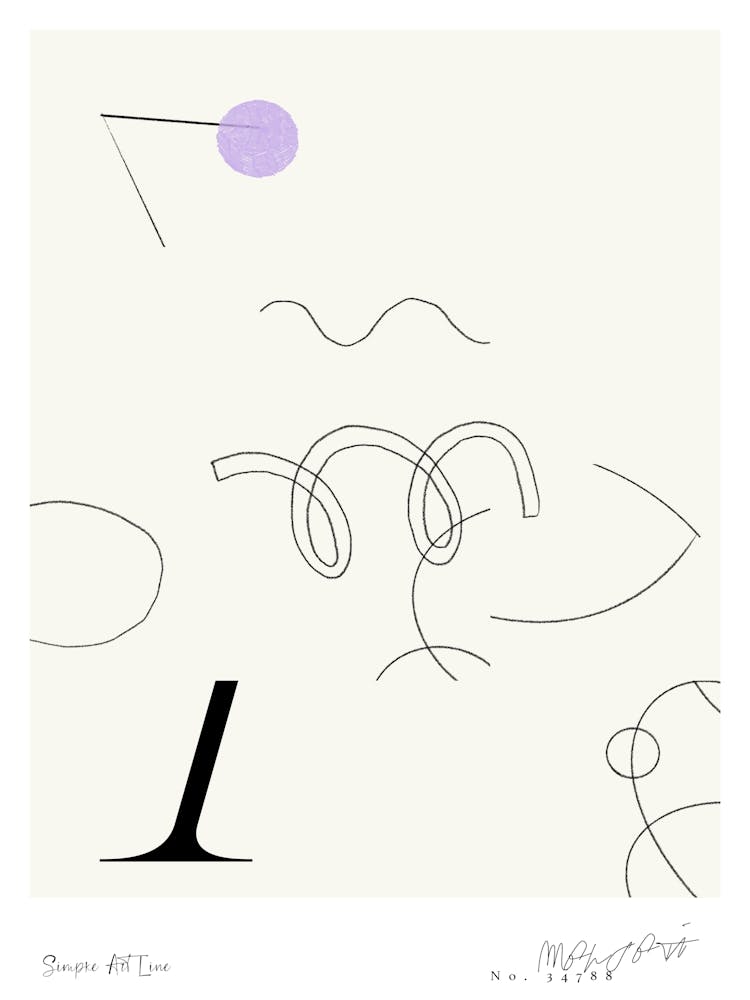 Simple art line no 62