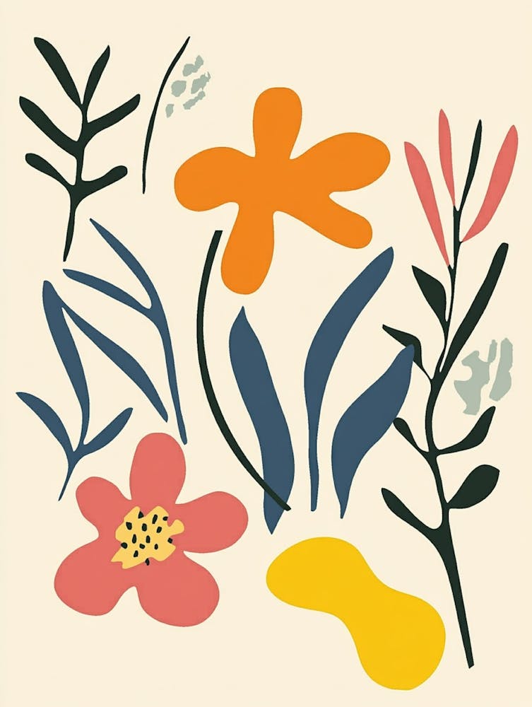 Abstract Floral Painting 13