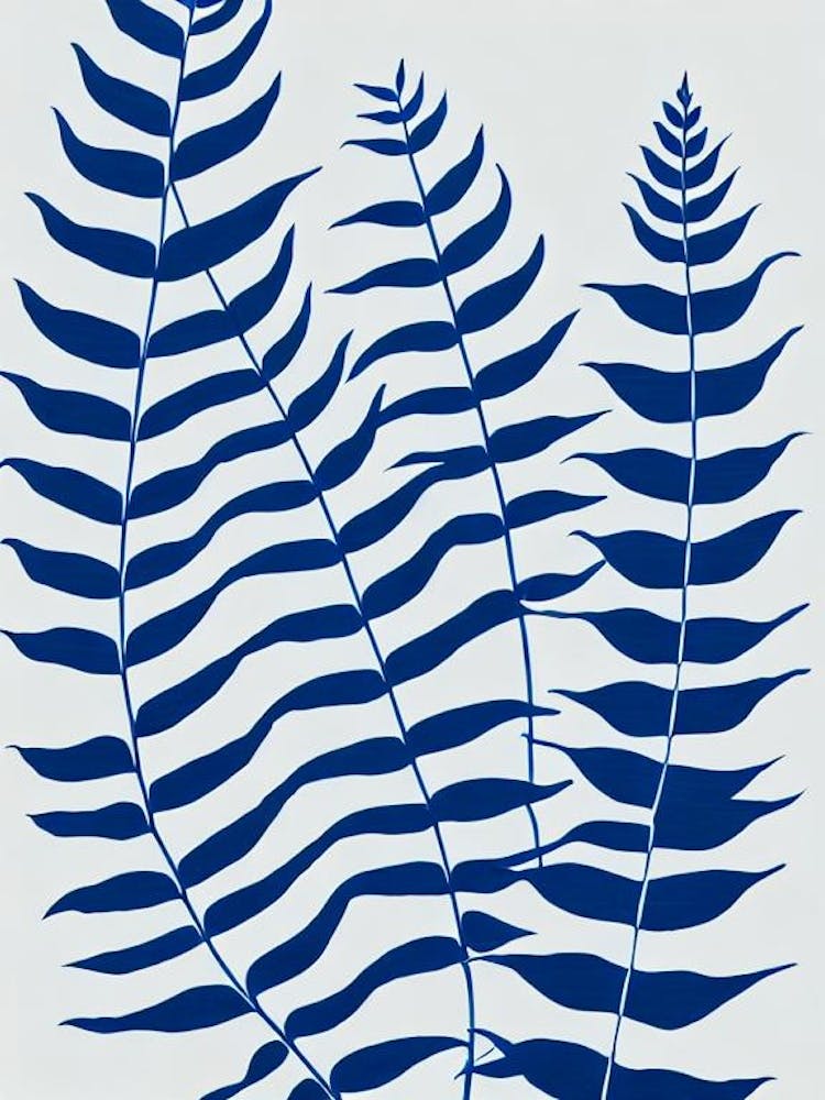Ferns Stencil Style
