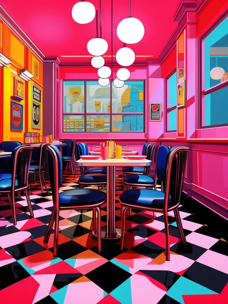 Retro Diner Colour Pop 4
