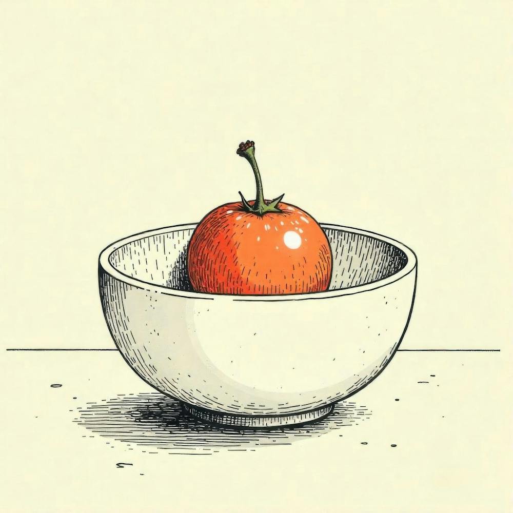 Tomato In A Bowl 1