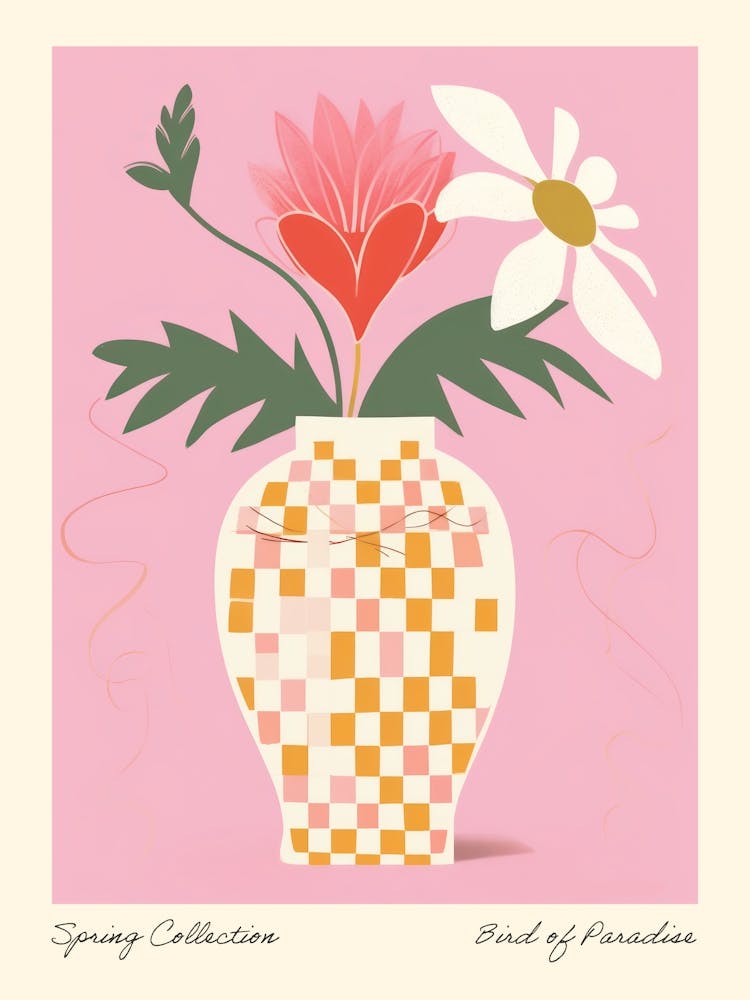 Spring Collection Bird Of Paradise Flower Vase 2