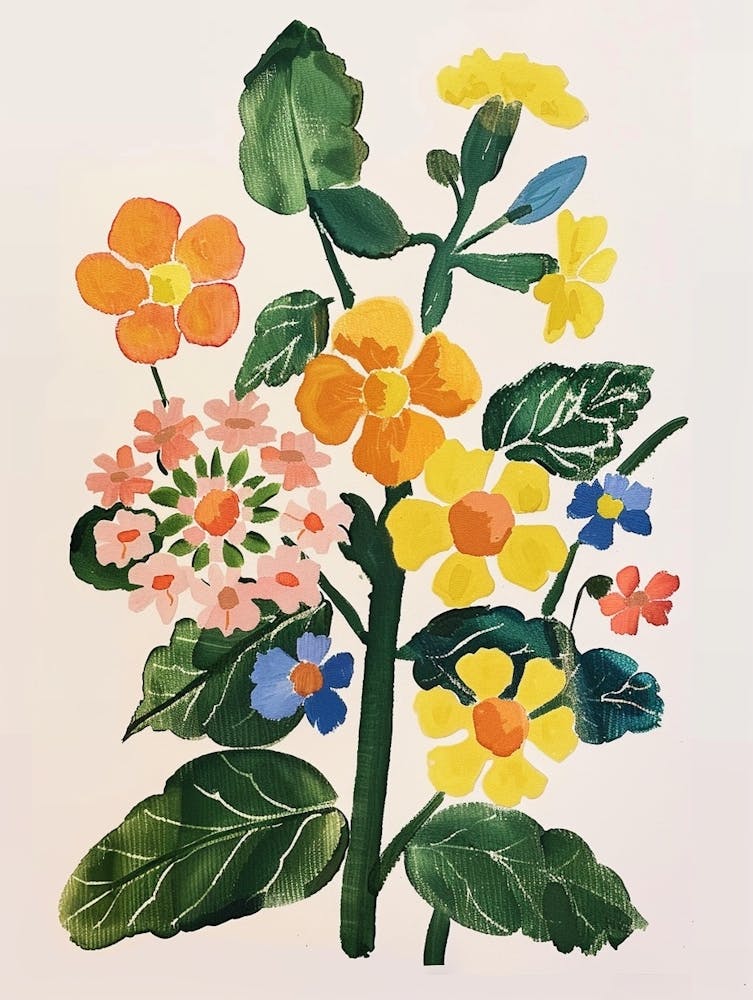 Painted Florals Lantana 2