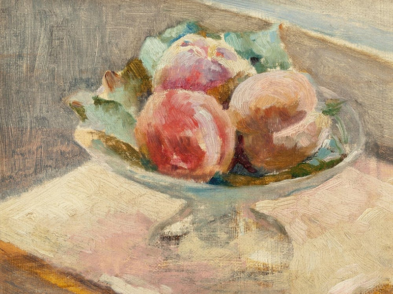 Peach Still Life Fruit Painting Studio McGee