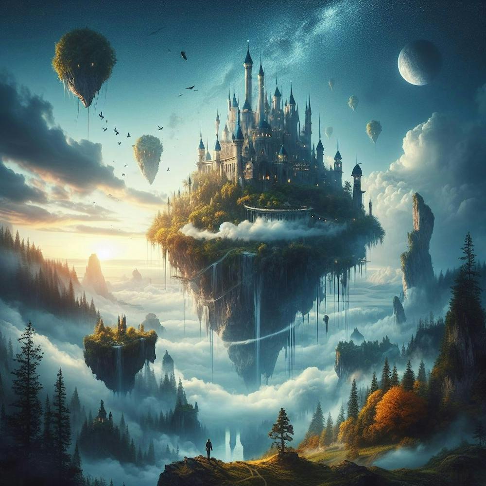 Fairytale Castle In The Sky
