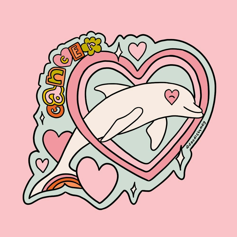 Cancer Zodiac Dolphin