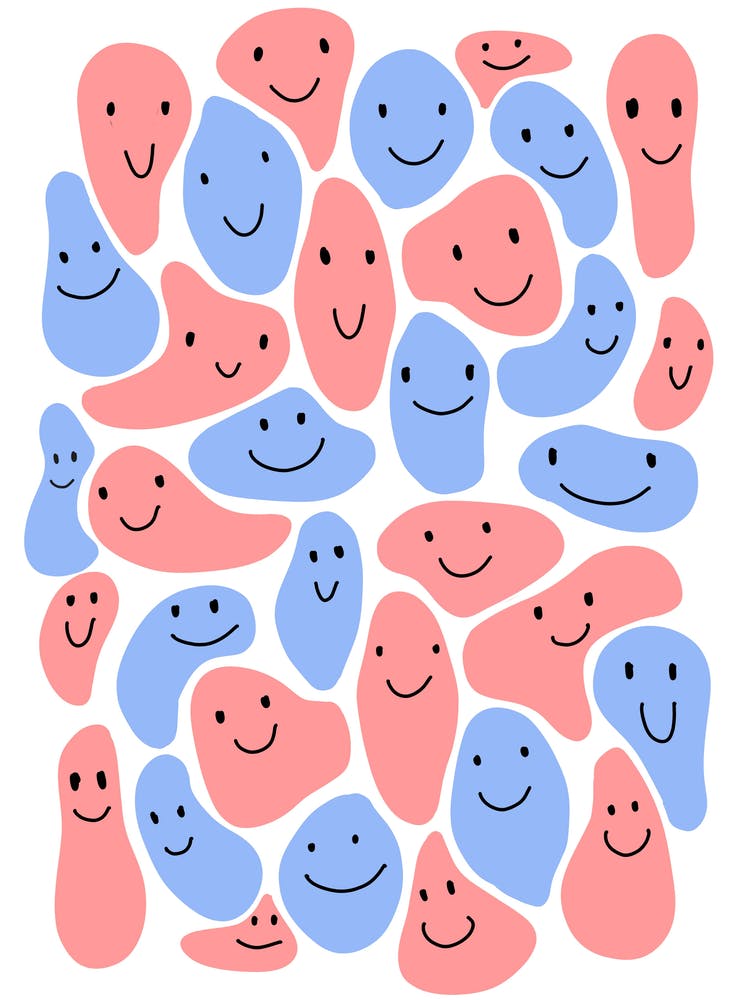 Happy Smile Face Squiggly