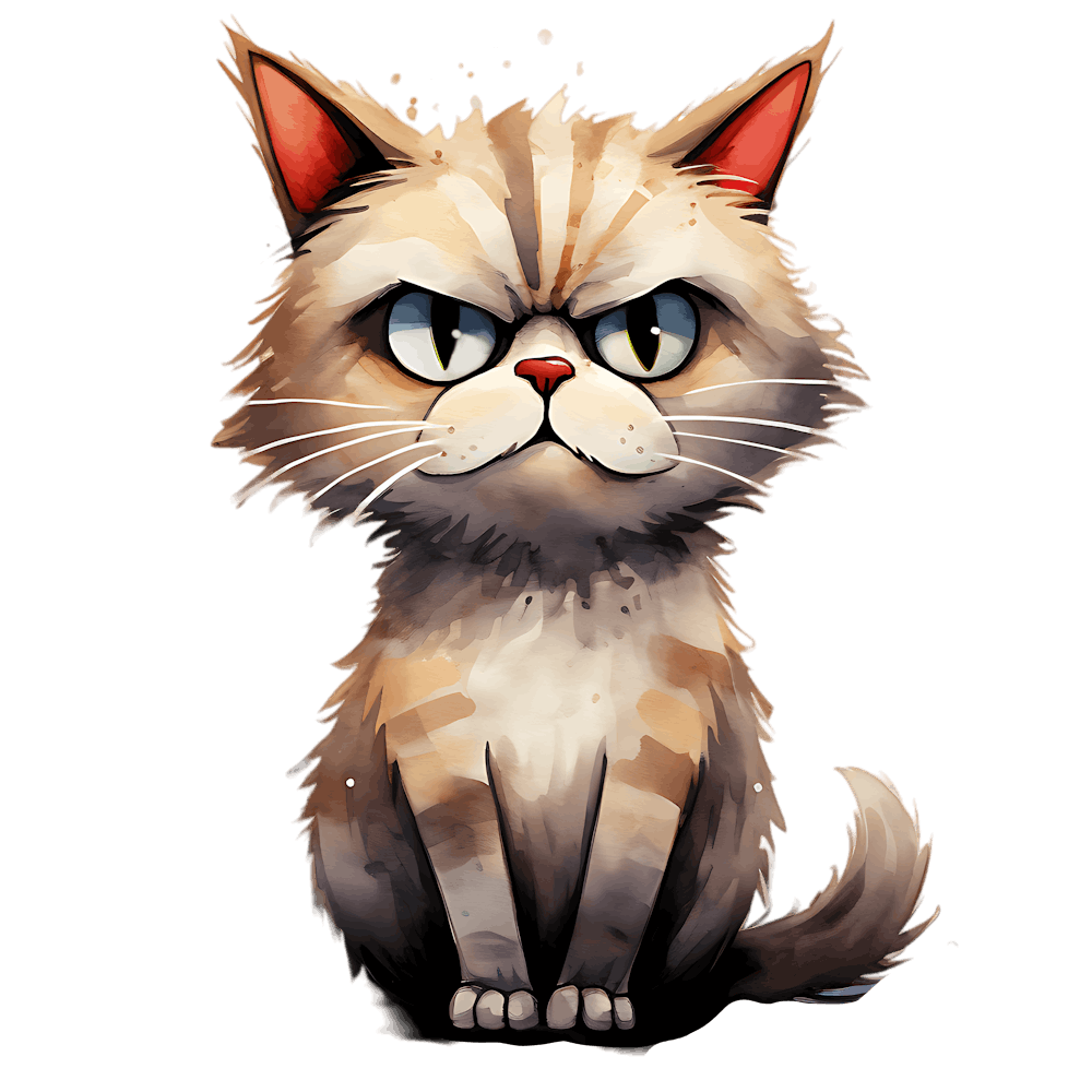 Wütende Katze 12