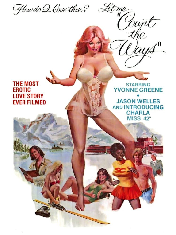 Erotic Movie Poster, Count The Ways