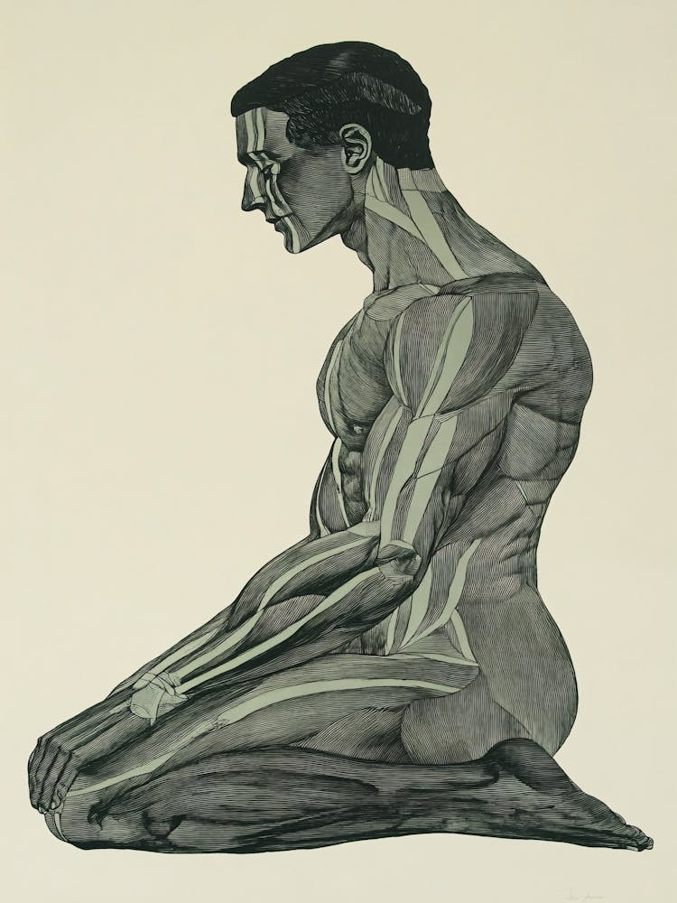 Human Figure on Knees