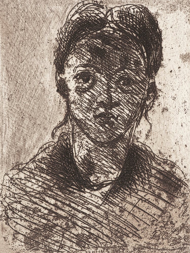 Young Girl (1873), Paul Cézanne