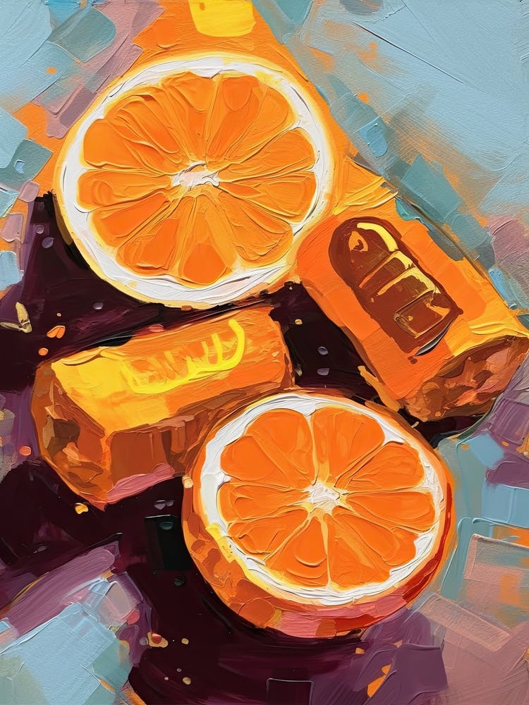 Oranges Oil Painting 3