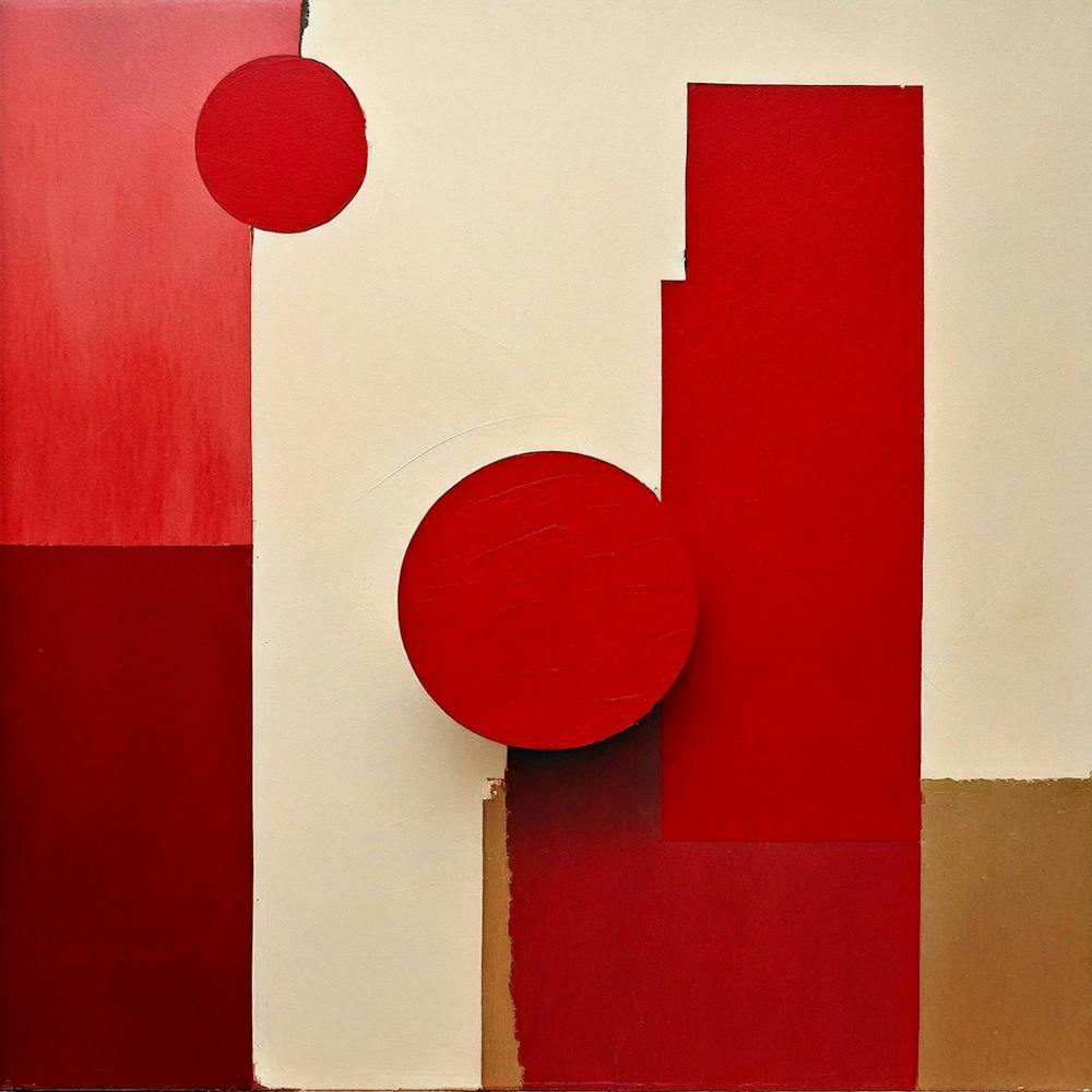 Abstract Red Painting 2