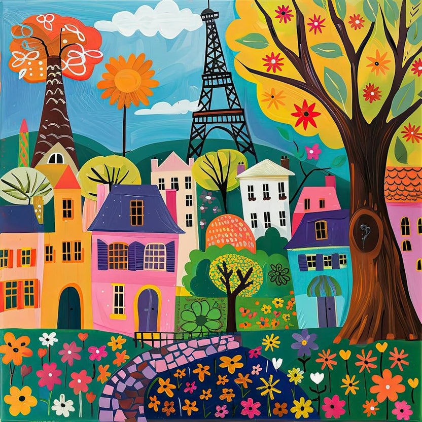 Kids Travel Illustration Paris 4