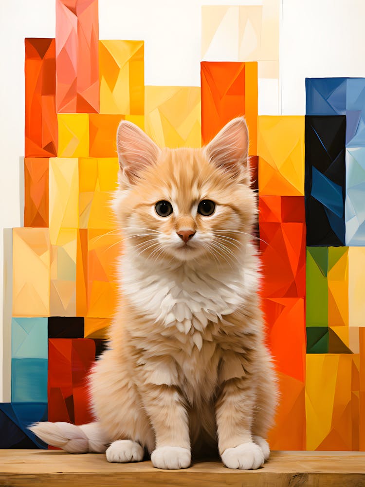 Whiskered Simplicity The Minimalist Cat