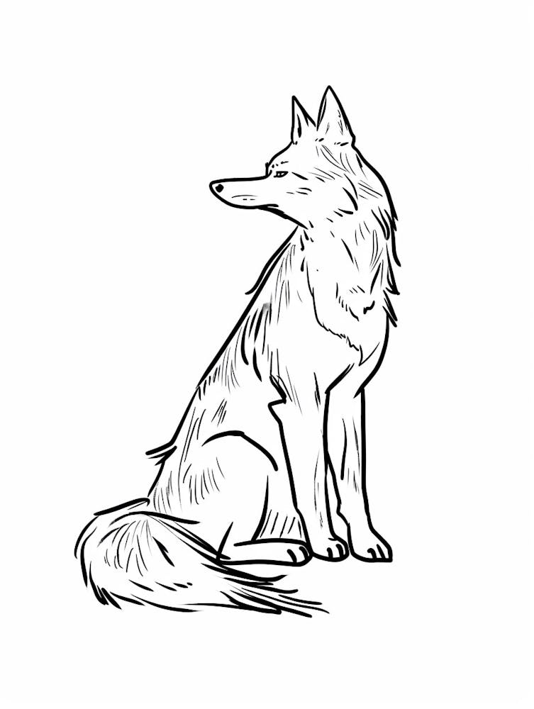 B&W Coyote