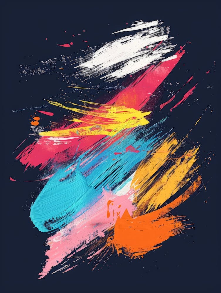 Abstract Brush Strokes 1