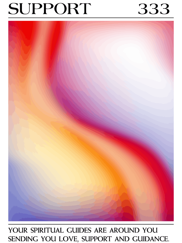 Support, Angel Number 333, Aura Gradient