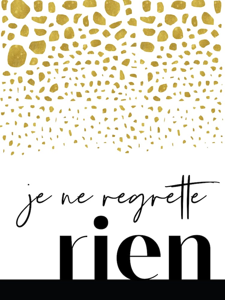 No Regrette
