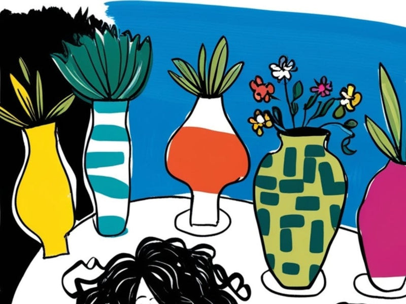 Girl In A Vase