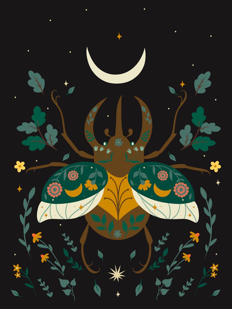 Beetle Boho Botanical