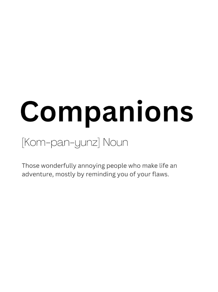 Companions Definition Meaning