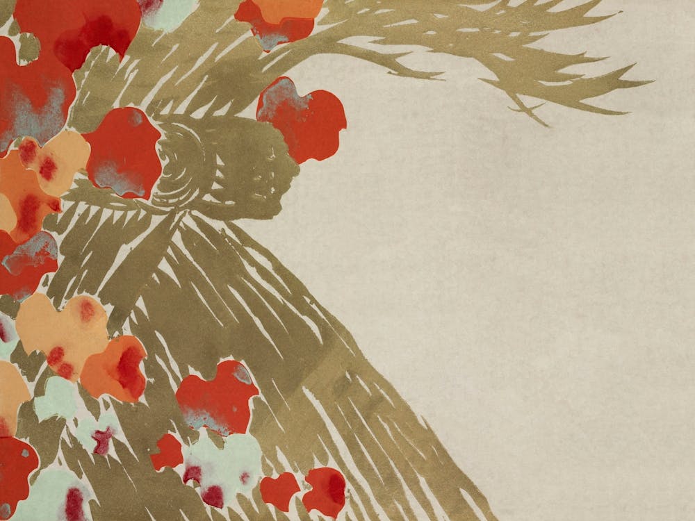 Flowers From Momoyogusa –Flowers Of A Hundred Generations , Kamisaka Sekka