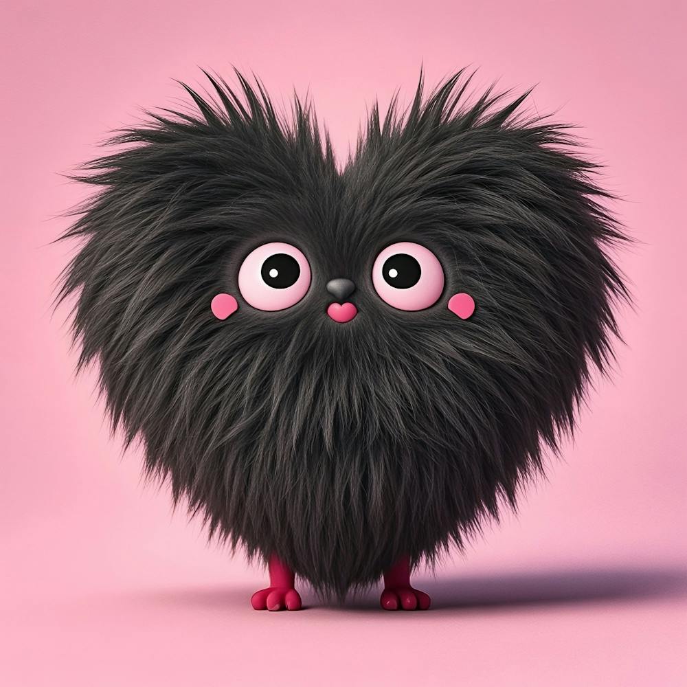 Cute Furry Heart