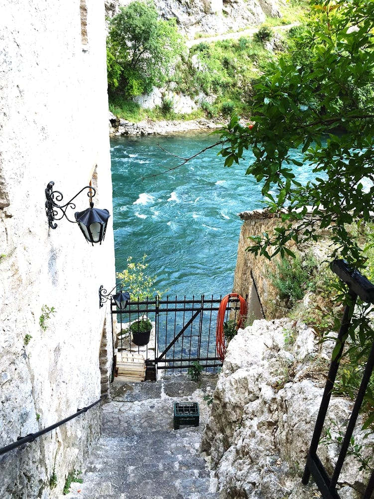 Stairs Leading to the Sea