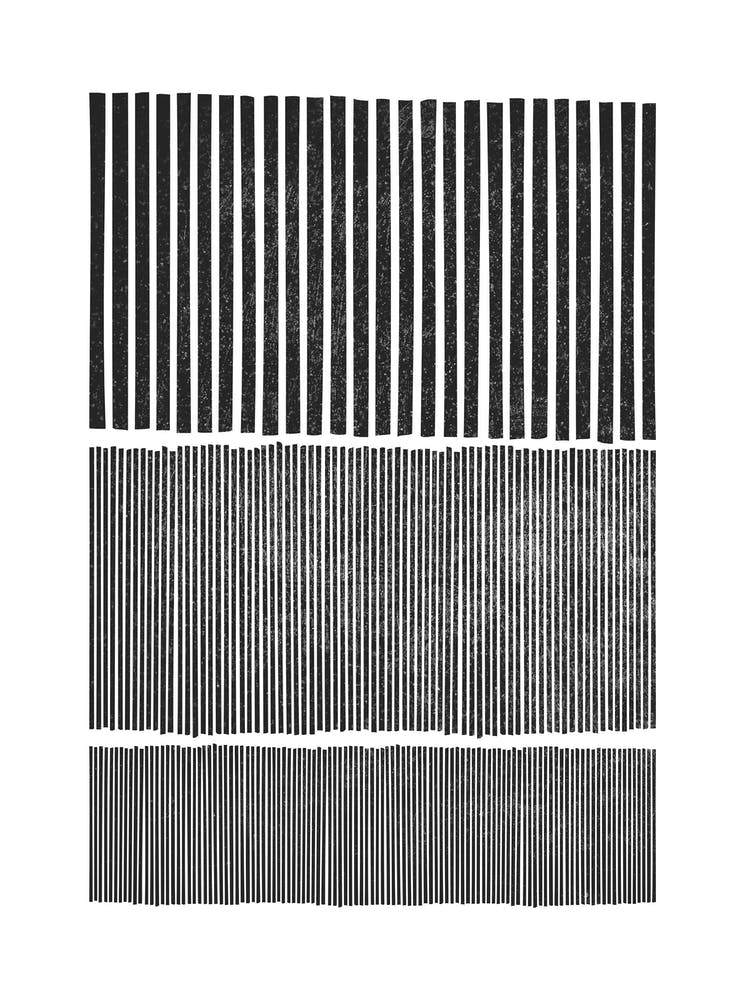 Black And White Mid Century A