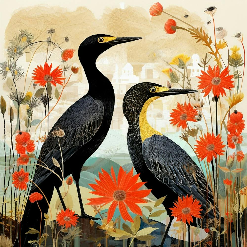 Bird In Nature Cormorant 1