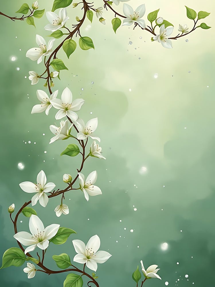 Delicate Sage Nature Flow