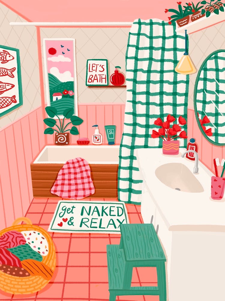 Cozy bathroom