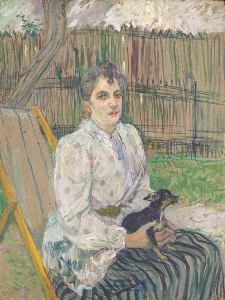 Lady With A Dog (1891), Henri de Toulouse-Lautrec
