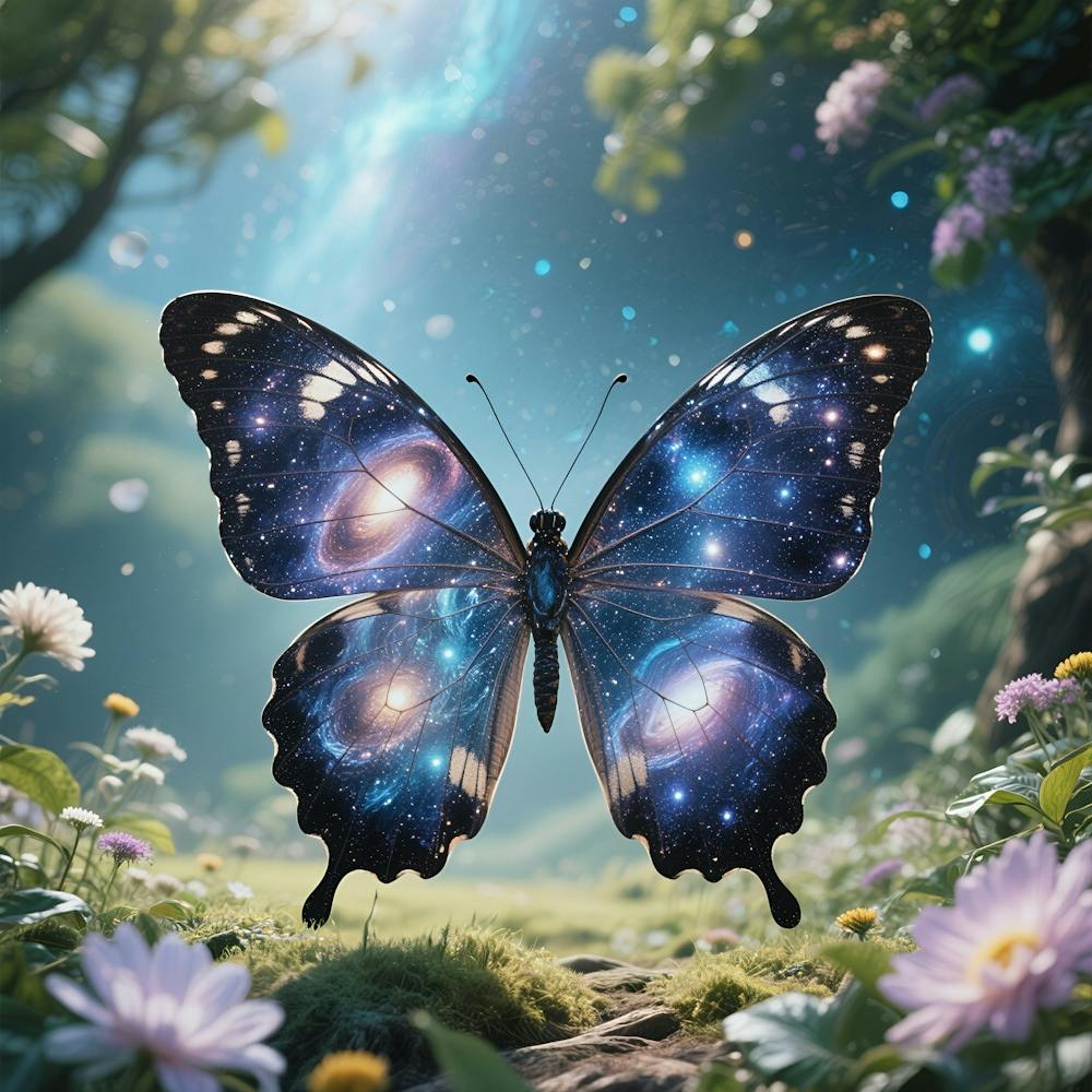 Butterfly In The Forest 3