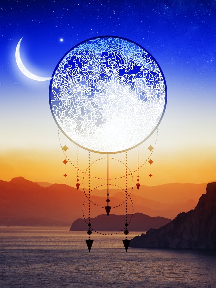 Traumfänger - Mystischer Mond Poster #1