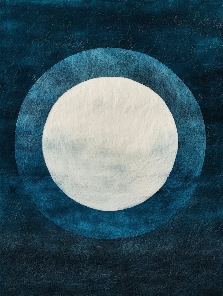 Lune et bleu