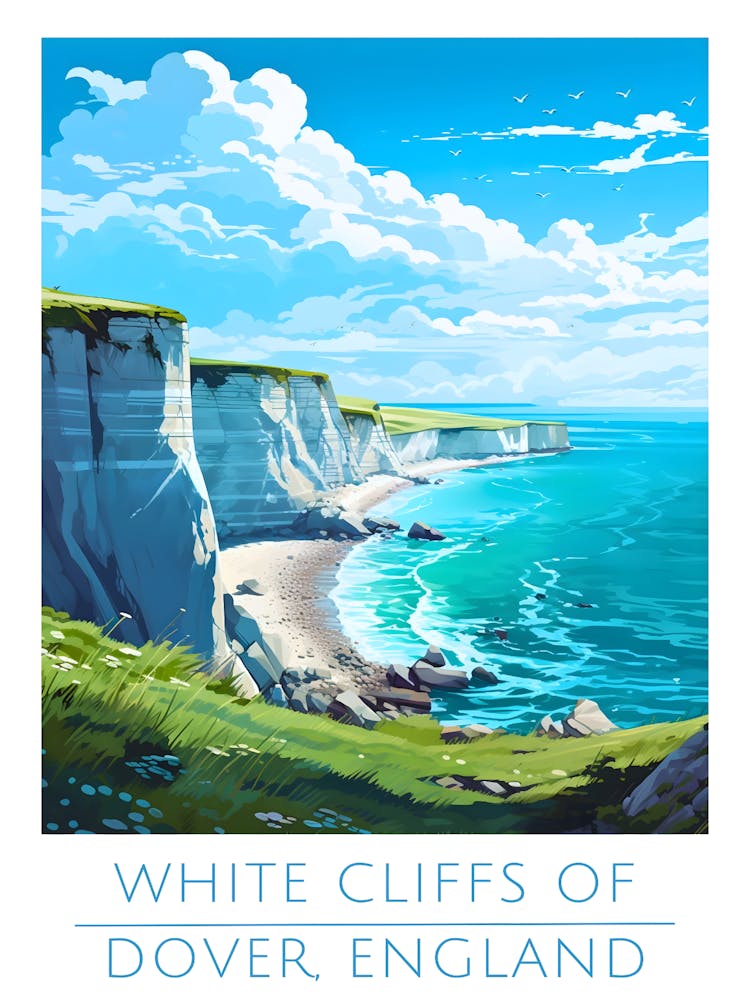 White Cliffs Of Dover England 1