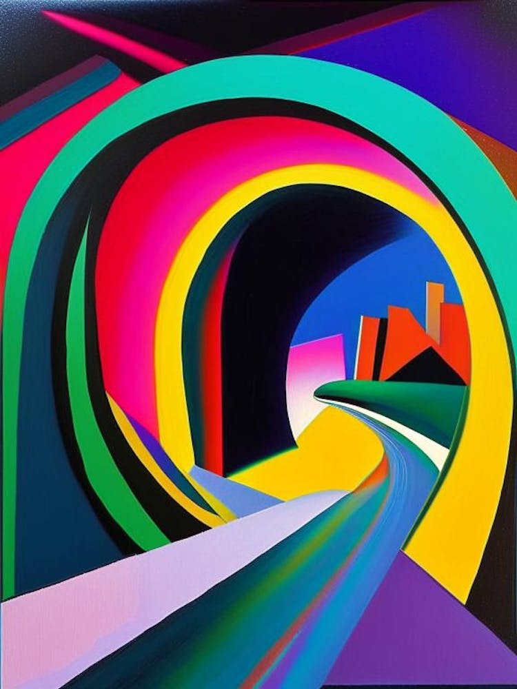 Black Hole Abstract Modern Pop Space