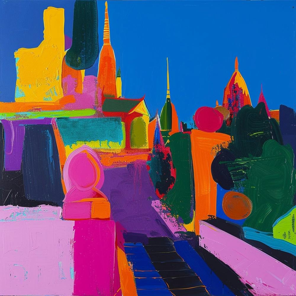 Abstract Travel Collection Bangkok Thailand 2