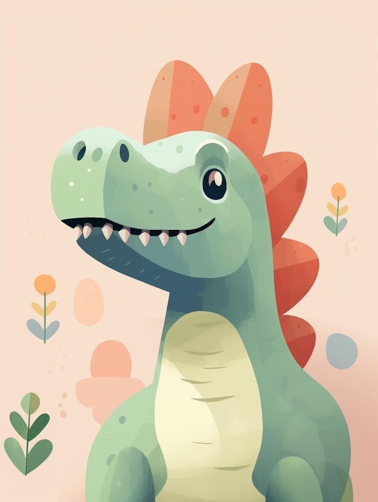 Colourful Dinosaur Amargasaurus
