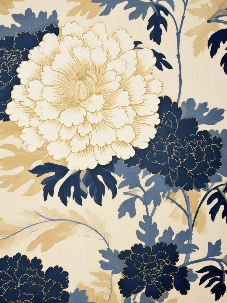 Chinese Floral Wallpaper