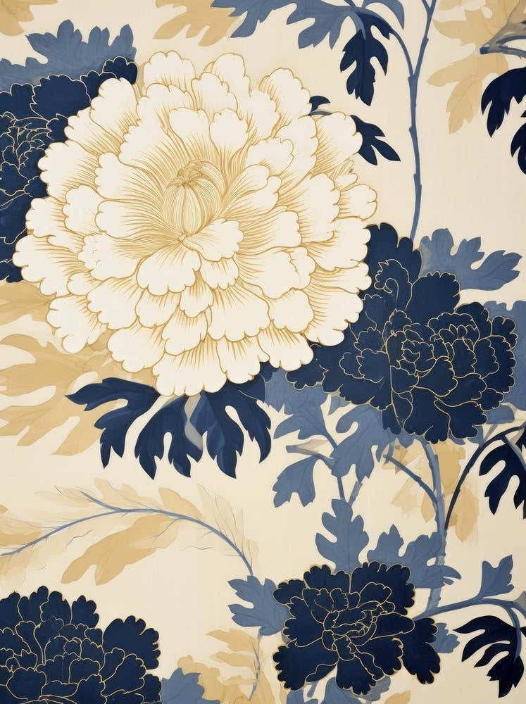 Chinese Floral Wallpaper