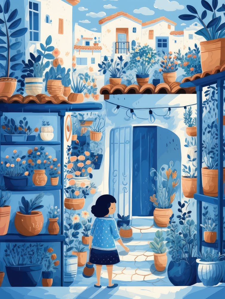 Girl In A House