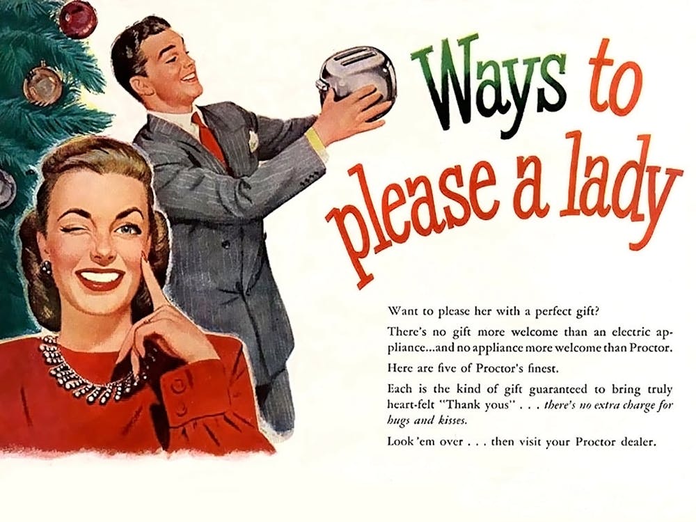 Ways To Please A Lady, Funny Christmas Advertisement
