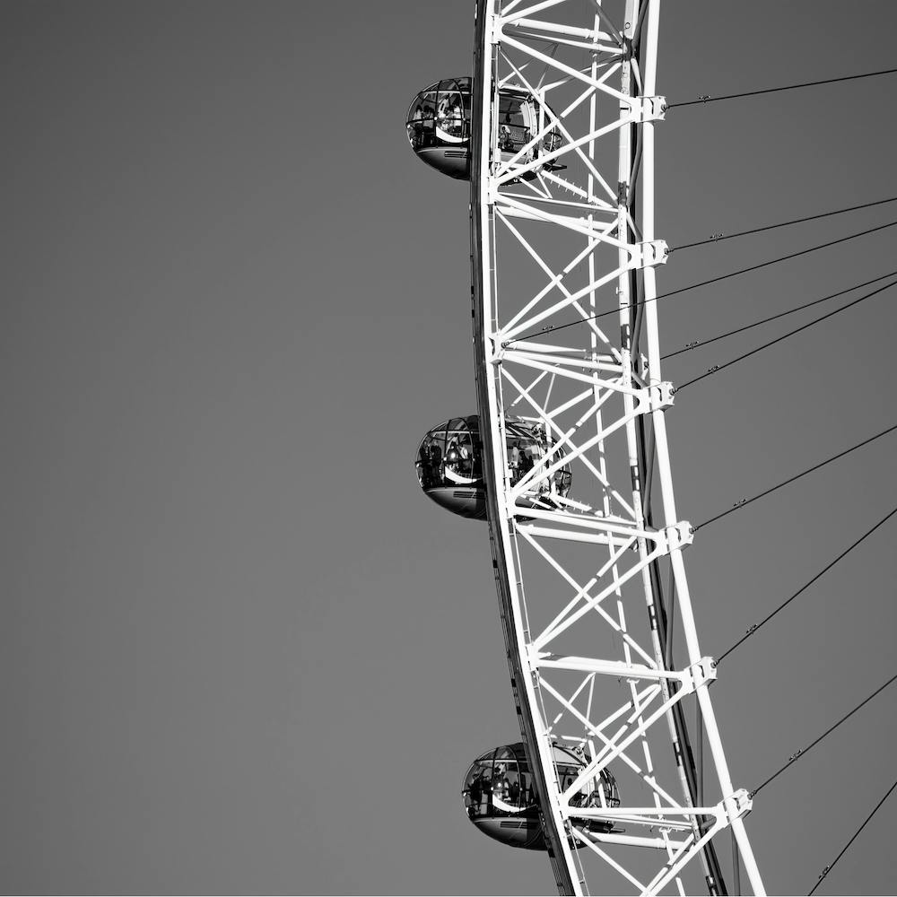 London City Detail Bw Square